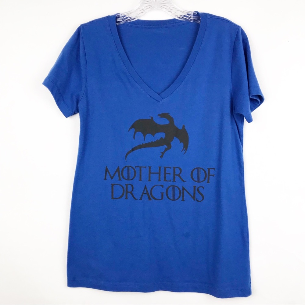 Game Of Thrones Short Sleeve V-Neck Top Sz Medium